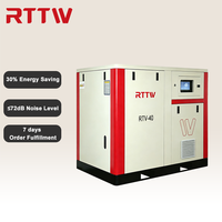 Compresseur d'air industriel à vis à vitesse variable PM RTTW à haut taux de réachat, 37KW, 45KW, 55KW