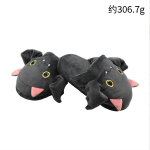 Regalo di natale peloso peluche orsacchiotto adulto pantofola <span class=keywords><strong>casa</strong></span> orecchie mobili pantofole per donne ragazze - Product Image 4