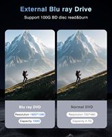 Unidad de Blu-ray Externa al por Mayor, USB 3.0 Tipo-C, Lector de Blu-ray, DVD y CD Portátil, Grabador de BDXL100GB para Windows y Mac