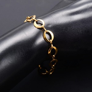 Bracelet en acier inoxydable de 8,2 mm, chaîne Rolo à gros cercles pour femmes et hommes, bijoux en métal, bracelet de poignet, chaîne de cheville, chaîne de main - Product Image 5