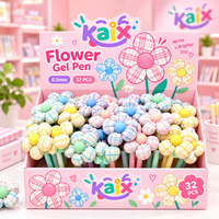 Stylos gel fleuris kawaii KAIX, colorés, écriture douce, Halloween, vente en gros pour l'école