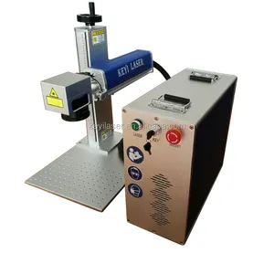 KEYI Faserlasergravurmaschine 20 W 30 W 50 W 100 W Mini-Desktop-Lasermarker tragbare Lasermarkiermaschine für Metall Aluminium