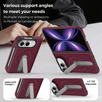 Étui de téléphone à clapet en cuir PU de luxe Minibook, magnétique, antichoc, dissipation de chaleur, anti-empreintes digitales, protection complète pour 18 Duo