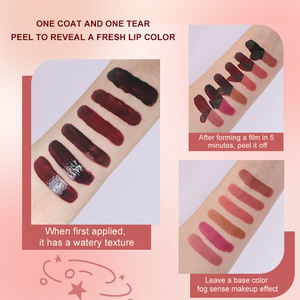 Rouge à lèvres mat longue tenue haute pigmentation, crayon à lèvres waterproof, gloss teinté longue durée, tatouage, marque privée, teinture à lèvres peel-off - Product Image 2