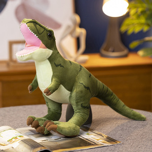 Greenmart Jouets en peluche personnalisés en coton PP doux pour enfants, dinosaures de simulation : Tricératops, Ankylosaurus, Stégosaure, Dragon Serpent, Cadeau - Product Image 2