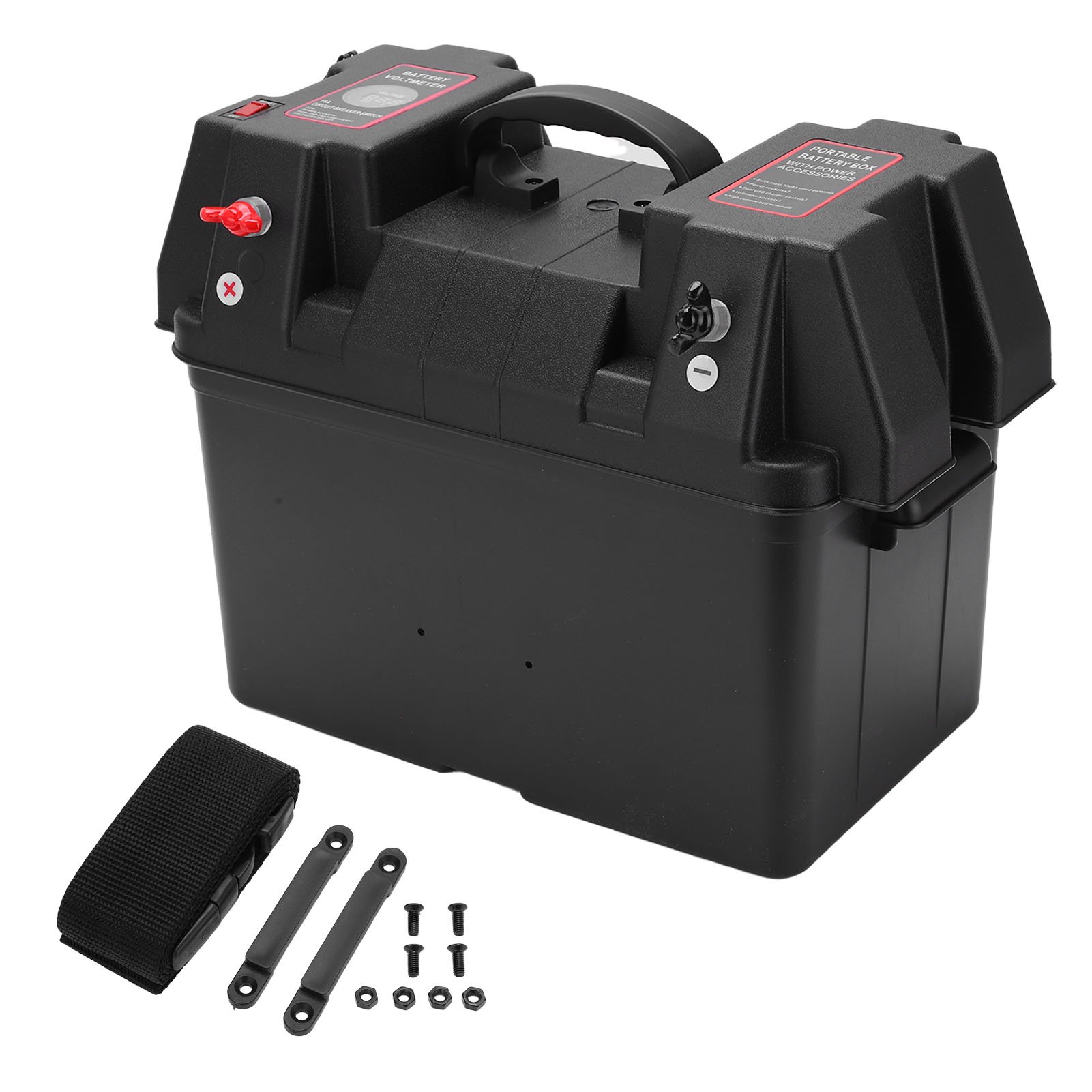 バッテリーボックス　専用 Amazon | 防水保管容器、スクーターバッテリー保管ケース,大容量