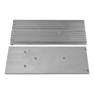 Nhôm 6063 T5 đen anodized tản nhiệt tùy chỉnh CNC gia công tản nhiệt 120 W * 36 h * 70 L mm