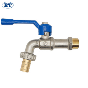 BOTE Robinets Bibcock en laiton durables Cartouche en céramique 1/2 et 3/4 tailles pour usage extérieur et tuyau d'arrosage Bibcocks en laiton - Product Image 2