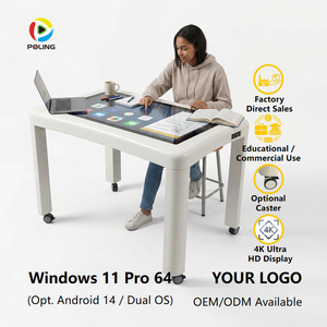 Table tactile interactive commerciale avec pieds détachables, table intelligente, table de jeu numérique pour l'éducation des enfants et la famille - Product Image 1