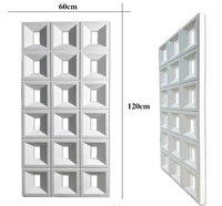 Revêtement mural extérieur en pierre artificielle terrazzo PU moderne de 80 mm - Panneau léger, imperméable, grande dalle, design 3D pour villa