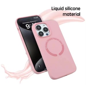 เคสสำหรับ iPhone 16 PRO MAX ซิลิโคนเหลว iphones แม่เหล็ก16 PLUS 15 14 13 Pro 12 11เคสอุปกรณ์เสริม2024โทรศัพท์ - Product Image 6