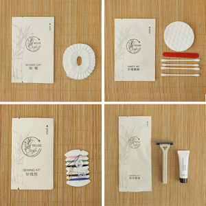 कस्टम डिस्पोजेबल लक्जरी इको फ्रेंडली होटल की आपूर्ति होटल सुविधाओं में बायोडिग्रेडेबल होटल सुविधाएं - Product Image 6