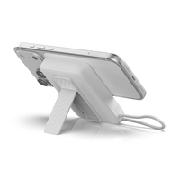 Banque d'alimentation portable 10000 mAh avec charge rapide USB PD 3.0 & QC 4+, câble Type-C intégré, écran LED et support magnétique
