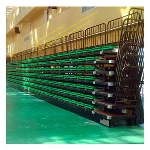 อัฒจันทร์พับได้สำหรับสนามกีฬาแบบมืออาชีพ ที่นั่งอัฒจันทร์แบบยืดหดได้ แท่นอัฒจันทร์แบบยืดหดได้สำหรับสนามกีฬา มีจำหน่าย - Product Image 3