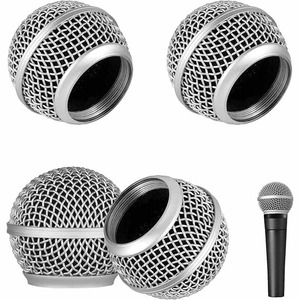 Rejilla Metálica Duradera para Micrófono, Compatible con Micrófonos Inalámbricos <span class=keywords><strong>Shure</strong></span>, Repuesto para Reparación y Uso en Escenario - Product Image 2