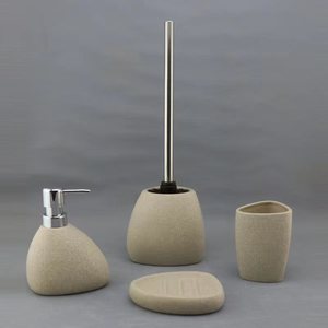 Juego de Accesorios de Baño Modernos de 4 Piezas, Porta Jabón, Escobilla <span class=keywords><strong>para</strong></span> Inodoro, Acero Inoxidable 304 - Product Image 3