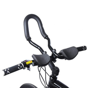 Guidon de vélo en alliage d'aluminium en forme de U monobloc pour TT et <span class=keywords><strong>triathlon</strong></span>, accessoires de vélo - Product Image 1