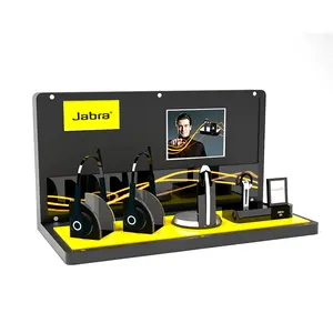 Customized Wireless Counter Table Earbuds Headphone Shop For Earphone Display With Box