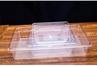 2025 haute qualité Gastronorm conteneur pleine taille en plastique Buffet alimentaire casserole en gros accessoires de cuisine pour hôtels et restaurants