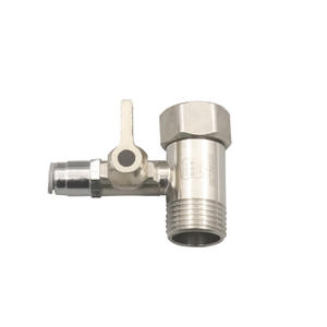 Válvula de bola de tres vías con entrada de agua integrada, rosca de 1/2 pulgada, 650 Psi, para conectores de purificador de agua - Product Image 2