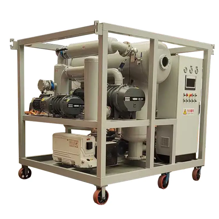 Электрическая машина для переработки масла HuaZheng, двухэтапная машина для обработки фильтрации масла, очиститель дизельного топлива и масла