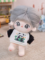 Spot Goods Personnalisez votre propre poupée en peluche Poupée en coton personnalisée de 20cm Poupée en peluche coréenne Kpop Idol pour les amis