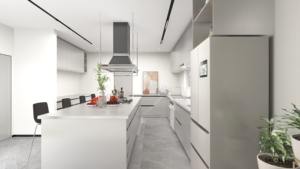 Armoire de rangement pour garde-manger de cuisine Armoire de buffet de cuisine haute Armoire de garde-manger pour aliments avec étagères pour salle à manger - Product Image 3