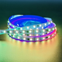 Bande lumineuse LED RGB WS2811 12V 30/60 LED/m, effet de poursuite, éclairage dynamique programmable, pixels adressables, bande lumineuse flexible