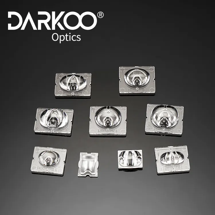 Fabricantes de lentes ópticas Lentes de luz de calle LED individuales personalizadas de fábrica de óptica secundaria