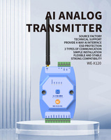 Module AI Modbus RTU pour système d'acquisition de tension 0-10V à 4 canaux, montage sur rail, pour PLC de gestion intelligente des pâturages