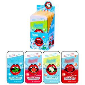 Chewing-gum à la menthe, bonbons durs au goût sucré, vitamine C, haleine fraîche, chewing-gum de haute qualité contenant du sucre, 84g, vente en gros - Product Image 1