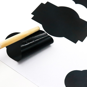 Bảng đen nhãn cho lưu trữ thùng, máy rửa chén an toàn tái sử dụng nhãn cho hộp đựng thực phẩm, có thể tháo rời không thấm nước <span class=keywords><strong>Mason</strong></span> <span class=keywords><strong>Jar</strong></span> nhãn - Product Image 6