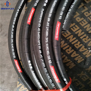 Super Lange Levensduur Industriële Hydraulische Hogedruk Gevlochten Lucht <span class=keywords><strong>Rubber</strong></span> Slang Buisconstructie Flexibele Hydraulische Slang - Product Image 6