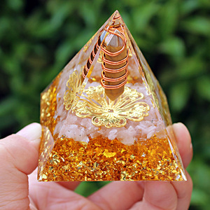 Pilar de Cristal con Ojo de Tigre, Resina Epoxi Blanca, Decoración para el Hogar, Adorno para Escritorio de Oficina - Product Image 4