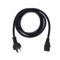 Adaptateur de prise ronde à 3 broches en cuivre massif isolé en PVC, 220V, conforme aux normes israéliennes, indice de protection IP65, taille du fil 1,5 mm