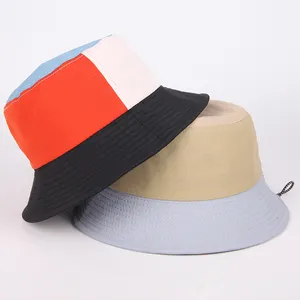 Dize hızlı kuru yüksek kaliteli polyester ve şapka ile kova kapağı naylon açık yürüyüş spor kova şapka