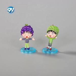 10 pièces <span class=keywords><strong>Chibi</strong></span> <span class=keywords><strong>Maruko</strong></span> <span class=keywords><strong>Chan</strong></span> fruits thème Anime Figure torsion oeuf poupée jouet en gros - Product Image 4