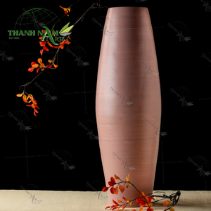 Vase en bambou rustique OEM porte-fleurs moderne et écologique pour la maison et l'affichage de table comme vase de sol ou cadeau - Product Image 1