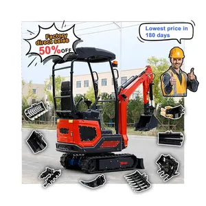 Whole Sale Mini Excavator Manufacturer 1 Ton 1.2Ton 1.5Ton Cheap Mini Excavator Agricultural Hydraulic Excavator