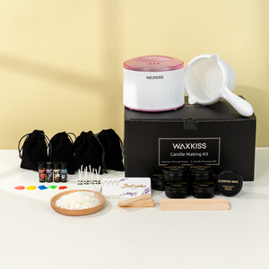 Wholesale Soy Wax <b>Candle</b> Making Kit Complete Set with Electric Melting Pot <b>Wicks</b> Dyes and Fragrance Oils for Beginners Adults - Product Image 1