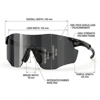 Lunettes de soleil pour hommes, lunettes de soleil de cyclisme, lunettes de soleil de sport, lunettes de soleil de voyage
