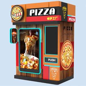 햄버거 간이 건축물 핫 세일 상업적인 필리핀 식사 기계를 만드는 감미로운 자동적인 피자 콘 오븐 전시 선반 피자 콘 기초 - Product Image 6