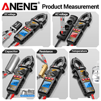 ANENG CM86 Digital Clamp Meter 600A AC/DC Arus Tegangan Kapasitansi CAT III 600V Multimeter Profesional