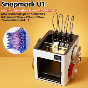 เครื่องพิมพ์สามมิติ Snapmaker U1 4 หัวพิมพ์ รองรับการพิมพ์หลายสีและหลายวัสดุ พร้อมระบบโหลดเส้นพลาสติกอัตโนมัติ - Product Image 1