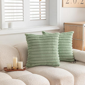 HomeyMall Faux Fur Throw Pillow <b>Cover</b> <b>Rectangle</b> Solid Color Soft Plush <b>Cushion</b> Case For Sofa Bed Decorative Pillowcase HM-68 - Product Image 5