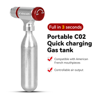 CO2 Bicycle Tire Inflator CO2 Pumps Inflator Head Aluminum Alloy Bike Tire Pump Tool Mini Bike CO2 Pump Bicycle Accessories