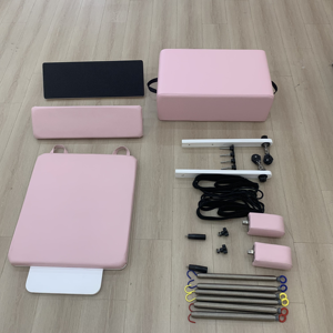 เครื่องออกกำลังกายพิลาทิสแบบปรับได้ รุ่น <span class=keywords><strong>OCHI</strong></span> สำหรับสตูดิโอพิลาทิส ผลิตจากไม้โอ๊คขาวคุณภาพสูง พร้อมลวดเปียโนเกรดเชิงพาณิชย์จากเกาหลี - Product Image 2