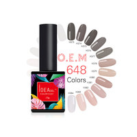 Vernis à ongles gel UV LED Soak-Off longue tenue non toxique pour salons de manucure, marques OEM ODM