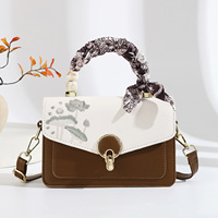 Sac à bandoulière brodé floral de style chinois, mignon, pour téléphone, mini-sac à main pour femme avec fermeture éclair, parfait
