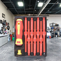 Kit de Herramientas de Reparación Multifuncional para Telecomunicaciones, de Doble Uso, con Destornilladores Versátiles y Juego de Destornilladores Aislados para Electricistas